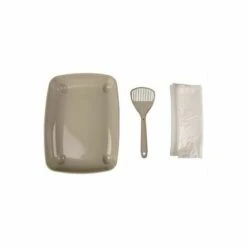 FLAMINGO Bac A Chat Set Kitten Gris Chaud -Promos Litière et bac à litière Magasin 10197999 3