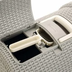 Curver Bac à Litière Pour Chats 51 X 38,5 X 39,5 Cm Gris - Gris -Promos Litière et bac à litière Magasin 15878340 3