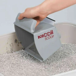 Pelle à Litière Aggloméré. 6 En 1KeDDii Scoop. Grise. Pour Chat. - Trixie - Gris