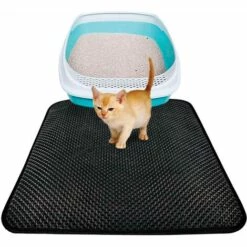 Tapis De Sortie De Litière Nid D'Abeille OH MY CAT