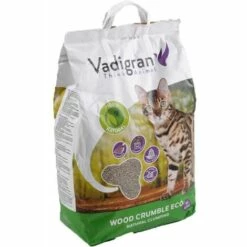 VADIGRAN Cat Litter Wood Crumble 20L -Promos Litière et bac à litière Magasin 18300065 3