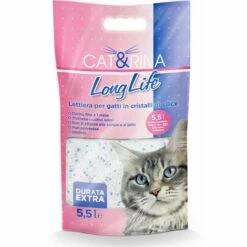 CAT&RINA Litière Pour Chat Long Life Avec Cristaux De Silicone Longue Durée 5.5 Lt