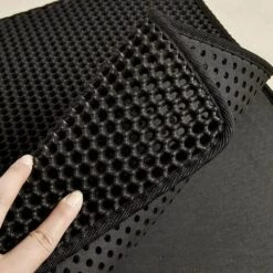 LANGRAY Tapis Pour Chat Double Structure Litière Litière Tapis Sous-couche Pour Litière -Promos Litière et bac à litière Magasin 24639400 2