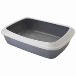 VADIGRAN Bac De Toilette Iriz 50 Cm Rebord Gris Froid