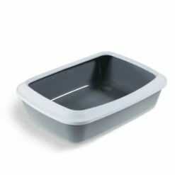 VADIGRAN Bac De Toilette Iriz 50 Cm Rebord Gris Froid -Promos Litière et bac à litière Magasin 26971492 3