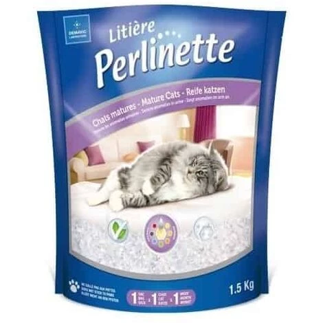 DEMAVIC Litiere De Silice Perlinette Chat Mature 1,5kg 3 DEMAVIC Litiere De Silice Perlinette Chat Mature 1,5kg
