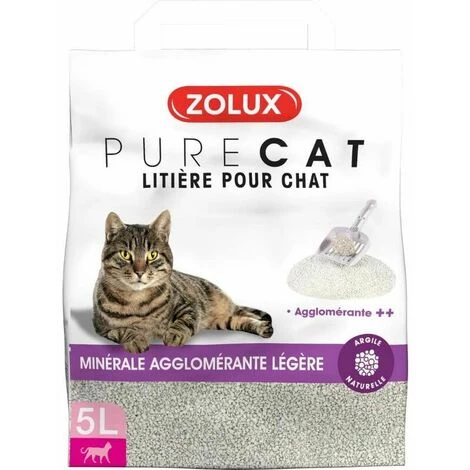 ZOLUX Litière Minérale Agglomérée Légère 5L Gris - Gris 6 ZOLUX Litière Minérale Agglomérée Légère 5L Gris - Gris – Image 4