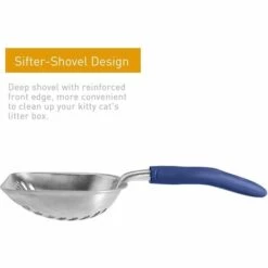 LangRay Pelle à Litière Pour Chat, Pelle à Litière En Métal Solide Pour Animaux Domestiques Pelle à Tamiser Durable Pour Animaux De Compagnie (14 Po X 5,5 X 1,67 Po,Envoi Aléatoire Bleu, Blanc, Noir) -Promos Litière et bac à litière Magasin 27255083 3