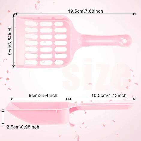 LangRay Pelle à Litière Pour Chat En Plastique Pelle à Litière Kitty Pelle à Litière Pour Animaux De Compagnie Tamis Pour Litière Pour Animaux De Compagnie Pour Nettoyage Des Toilettes De Sable De Chat 4 LangRay Pelle à Litière Pour Chat En Plastique Pelle à Litière Kitty Pelle à Litière Pour Animaux De Compagnie Tamis Pour Litière Pour Animaux De Compagnie Pour Nettoyage Des Toilettes De Sable De Chat – Image 2