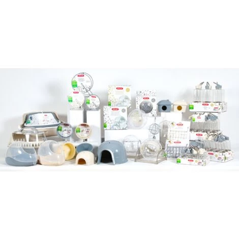 ZOLUX Maison De Toilettes D'angle Pour Rongeurs 32x25 Cm Gris 5 ZOLUX Maison De Toilettes D'angle Pour Rongeurs 32x25 Cm Gris – Image 3