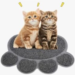 ILOVEMILAN Coussin De Litière Pour Chat Napperon Pour Animaux De Compagnie Coussin De Pied Pour Chat Coussin De Litière Pour Chat Coussin De Toilette Pour Chat Coussin De Litière Pour Chat Bleu -Promos Litière et bac à litière Magasin 27870627 3
