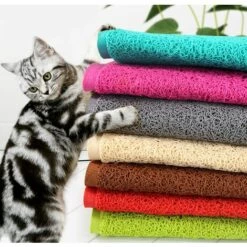 Triomphe Tapis De Litière Pour Chat Bleu -Promos Litière et bac à litière Magasin 28029477 5