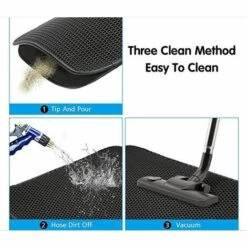 LITZEE Cat Litter Mat,Waterproof Non Toxic EVA,Cat Litter Tray Mat,Double Layer Honeycomb Design 9 LITZEE Cat Litter Mat,Waterproof Non Toxic EVA,Cat Litter Tray Mat,Double Layer Honeycomb Design -Promos Litière et bac à litière Magasin 28070533 3