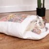 ILOVEMILAN Litière Pour Animaux De Compagnie Litière Pour Chat Sac De Couchage Pour Chat Amovible Et Lavable Couette Pour Chat Chenil Litière Pour Chat Sac De Couchage Pour Chat Rose S -Promos Litière et bac à litière Magasin 28092991 1