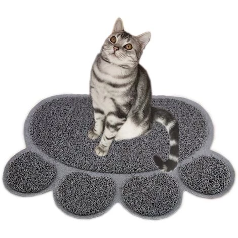 BETTERLIFE Set De Table Pour Animaux De Compagnie Tapis De Litière Pour Chat Set De Table Pour Chat Tapis De Sol Pour Chat Tapis De Litière Pour Chat Tapis De Toilette Pour Chat Tapis De Litière Pour Chat Gris 3 BETTERLIFE Set De Table Pour Animaux De Compagnie Tapis De Litière Pour Chat Set De Table Pour Chat Tapis De Sol Pour Chat Tapis De Litière Pour Chat Tapis De Toilette Pour Chat Tapis De Litière Pour Chat Gris