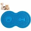 BETTERLIFE Tapis De Litière Pour Chat, Set De Table Pour Animaux De Compagnie, Tapis De Sol Pour Chat, Tapis De Litière, Tapis De Toilette Pour Chat Figure 8 (bleu Clair)