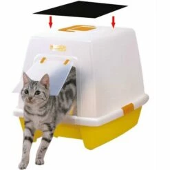 Triomphe Pet Activated Carbon Deodorizing Filter, Charcoal Bag Deodorizing, Cat Litter Box Filter Cotton, Pet Supplies (4 Pieces) 9 Triomphe Pet Activated Carbon Deodorizing Filter, Charcoal Bag Deodorizing, Cat Litter Box Filter Cotton, Pet Supplies (4 Pieces) -Promos Litière et bac à litière Magasin 28744322 3