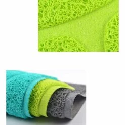 Perle Rare Tapis De Litière Pour Chat Set De Table Pour Chat Tapis De Sol Pour Chat Tapis De Toilette Pour Chat Tapis De Litière Pour Chat 8 Formes (Beige -Promos Litière et bac à litière Magasin 29865633 4