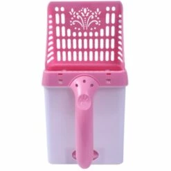 Perle Rare Pelle à Litière Intégrée Pour Chat 30 * 15 * 16cm Rose