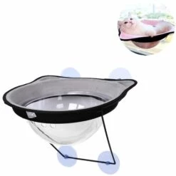 Perle Rare Litière Pour Chat Ventouse Chat Hamac Chat Se Prélasser Au Soleil Rebord De Fenêtre Capsule Spatiale Jouet Pour Chat Fournitures Pour Animaux De Compagnie Gris