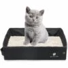 ABCRITAL Litière Portable Pour Chats, Litière Pliable, Légère, Souple Et Étanche, Idéale Pour Voyager -Promos Litière et bac à litière Magasin 30025914 1