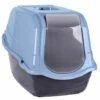 BRICOLINE Maison Pour Toilette Chat - L 55 X L 40 X H 40 Cm - Bleu