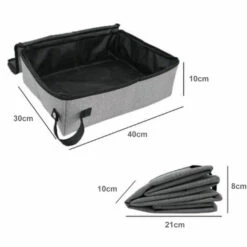 ASUPERMALL Litiere Voyage Box Litiere Portable Boite Avec Couvercle Etanche Pour Pliable Voyage En Plein Air, S - S 9 ASUPERMALL Litiere Voyage Box Litiere Portable Boite Avec Couvercle Etanche Pour Pliable Voyage En Plein Air, S - S -Promos Litière et bac à litière Magasin 31556688 3