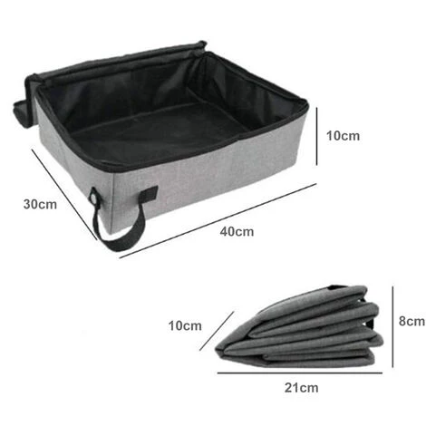 ASUPERMALL Litiere Voyage Box Litiere Portable Boite Avec Couvercle Etanche Pour Pliable Voyage En Plein Air, S - S 5 ASUPERMALL Litiere Voyage Box Litiere Portable Boite Avec Couvercle Etanche Pour Pliable Voyage En Plein Air, S - S – Image 3