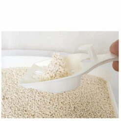 PERLE RARE Pelle à Litière Pour Chat, Pelle à Déchets, Pelle à Fumier, Manche Long Pour Chiens Et Chats, Couleur Crème -Promos Litière et bac à litière Magasin 31948484 4