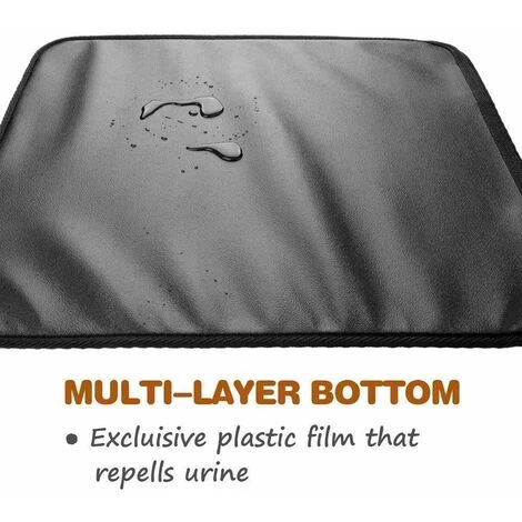 AIDUCHO Tapis Pour Chat Double Structure Litière Litière Tapis Sous-couche Pour Litière 5 AIDUCHO Tapis Pour Chat Double Structure Litière Litière Tapis Sous-couche Pour Litière – Image 3