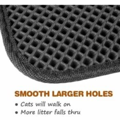 AIDUCHO Tapis Pour Chat Double Structure Litière Litière Tapis Sous-couche Pour Litière 10 AIDUCHO Tapis Pour Chat Double Structure Litière Litière Tapis Sous-couche Pour Litière -Promos Litière et bac à litière Magasin 32751604 4