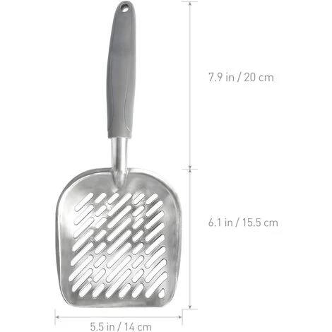 AIDUCHO Métal De Kitty Pour Animaux De Compagnie Chien Chat Litière Scooper Pelle Merde Remover Avec Long Manche Pour Animaux De Compagnie 4 AIDUCHO Métal De Kitty Pour Animaux De Compagnie Chien Chat Litière Scooper Pelle Merde Remover Avec Long Manche Pour Animaux De Compagnie – Image 2