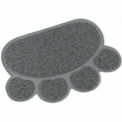 AIDUCHO Tapis D'alimentation Pour Animal De Compagnie Tapis Bac à Litière Pour Chat 30x40cm (Gris) -Promos Litière et bac à litière Magasin 32751709 3