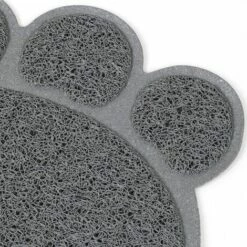 AIDUCHO Tapis D'alimentation Pour Animal De Compagnie Tapis Bac à Litière Pour Chat 30x40cm (Gris) -Promos Litière et bac à litière Magasin 32751709 4