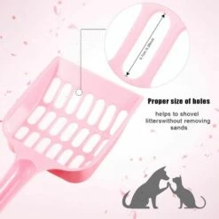 AIDUCHO Pelle à Litière Pour Chat En Plastique Pelle à Litière Kitty Pelle à Litière Pour Animaux De Compagnie Tamis Pour Litière Pour Animaux De Compagnie Pour Nettoyage Des Toilettes De Sable De Chat -Promos Litière et bac à litière Magasin 32751877 3