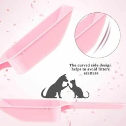 AIDUCHO Pelle à Litière Pour Chat En Plastique Pelle à Litière Kitty Pelle à Litière Pour Animaux De Compagnie Tamis Pour Litière Pour Animaux De Compagnie Pour Nettoyage Des Toilettes De Sable De Chat -Promos Litière et bac à litière Magasin 32751877 5