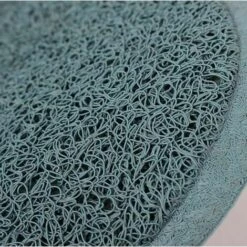 AIDUCHO PVC Forme De Patte Chat Chien Tapis Bac à Litière Couverture Antidérapant Nourriture Eau Bol Alimentation Plateau Gris -Promos Litière et bac à litière Magasin 32751965 3