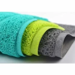 AIDUCHO PVC Forme De Patte Chat Chien Tapis Bac à Litière Couverture Antidérapant Nourriture Eau Bol Alimentation Plateau Gris -Promos Litière et bac à litière Magasin 32751965 5