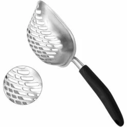 AIDUCHO Pelle à Litière Pour Chat, Pelle à Litière En Métal Solide Pour Animaux Domestiques Pelle à Tamiser Durable Pour Animaux De Compagnie (14 Po X 5,5 X 1,67 Po,Envoi Aléatoire Bleu, Blanc, Noir) -Promos Litière et bac à litière Magasin 32751982 4