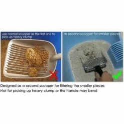 AIDUCHO Pelle à Litière Pour Chat Deep Pelle Tamis En Métal -Promos Litière et bac à litière Magasin 32752022 3