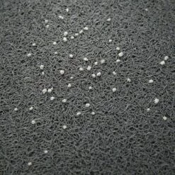 AIDUCHO Tapis Pour Bac à Litière,Tapis De Litière Pour Chat Plat Bol D'alimentation Pour Nourriture Tapis De Nettoyage 30*40cm (Gris) -Promos Litière et bac à litière Magasin 32752292 5