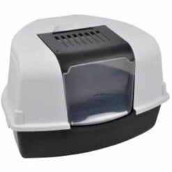 Paris Prix - Litière Pour Chat "toilette" 58cm Anthracite