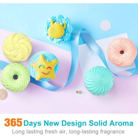 ASUPERMALL Assainisseur D'Air De Voiture, Assainisseur D'Air Solide Pour La Maison, Salle De Bain, Chambre A Coucher, Litiere Pour Chat, 4 Pcs 4 ASUPERMALL Assainisseur D'Air De Voiture, Assainisseur D'Air Solide Pour La Maison, Salle De Bain, Chambre A Coucher, Litiere Pour Chat, 4 Pcs – Image 2