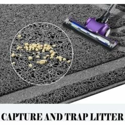 THSINDE Grand Bac à Litière Pour Chat 35,5"; 23,5" Pour Attraper Les Déchets De La Boîte Et Des Pattes Contrôle De La Dispersion De La Litière Pattes De Chat Souples Facile à Nettoyer Et Durable -Promos Litière et bac à litière Magasin 35099932 5