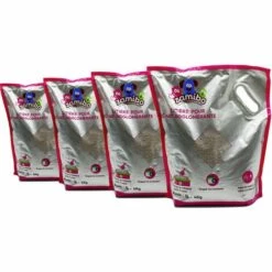ALICE'S GARDEN Lot De 4 Sacs De Litière Agglomérante, 5L, Pour Chat, Senteur Jasmin