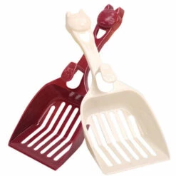 Betterlife Pelle à Litière Pour Chat, Pelle à Poubelle, Pelle à Fumier, Manche Long Pour Chiens Et Chats, Vin Rouge -Promos Litière et bac à litière Magasin 35649625 2