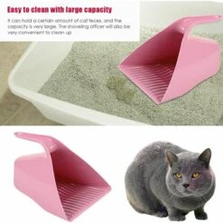 DEVENIRRICHE Pelle à Litière Pour Chat - Pelle En Plastique - Outil De Nettoyage -Promos Litière et bac à litière Magasin 36822532 3