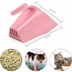 DEVENIRRICHE Pelle à Litière Pour Chat - Pelle En Plastique - Outil De Nettoyage -Promos Litière et bac à litière Magasin 36822532 4