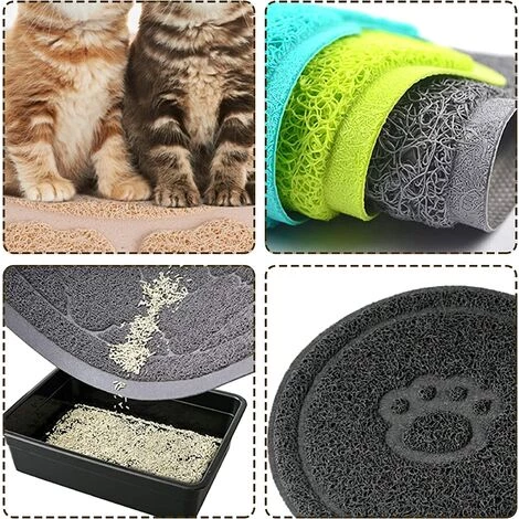 BETTERLIFE Tapis Litiere Chat 45*26cm Tapis De Toilette Chat Imperméable Antidérapant, Tapis De Litière Pour Chat Facile à Nettoyer Pets Tapis De Litière Antidérapant Pour Chien/Chat Rose 4 BETTERLIFE Tapis Litiere Chat 45*26cm Tapis De Toilette Chat Imperméable Antidérapant, Tapis De Litière Pour Chat Facile à Nettoyer Pets Tapis De Litière Antidérapant Pour Chien/Chat Rose – Image 2