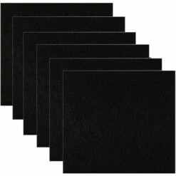 BETTERLIFE Lot De 6 Filtres De Rechange Pour Litière De Chat Carré Filtres à Charbon Pour Bac à Litière à Couvercle